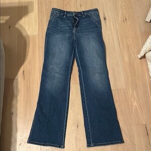 KanCan Women's Blue Flare & Wide Leg Jeans